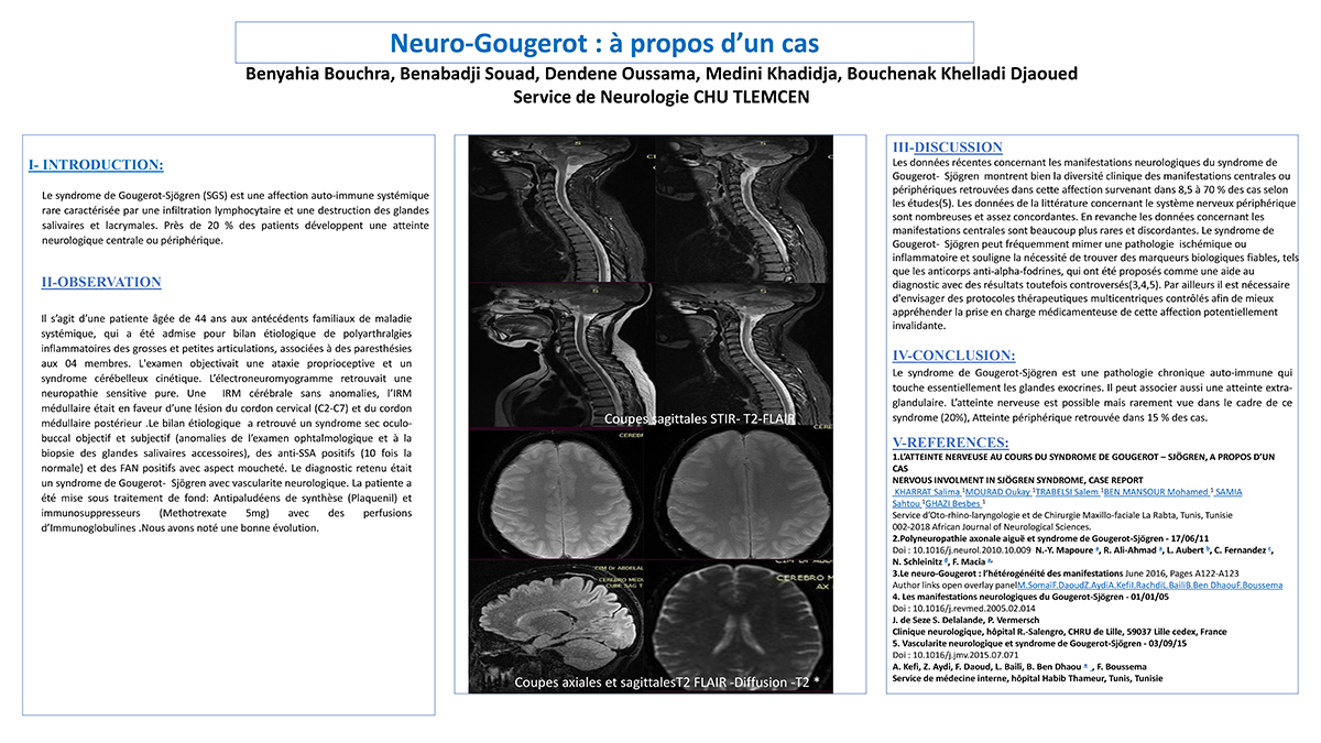 Neuro-Gougerot : à propos d’un cas