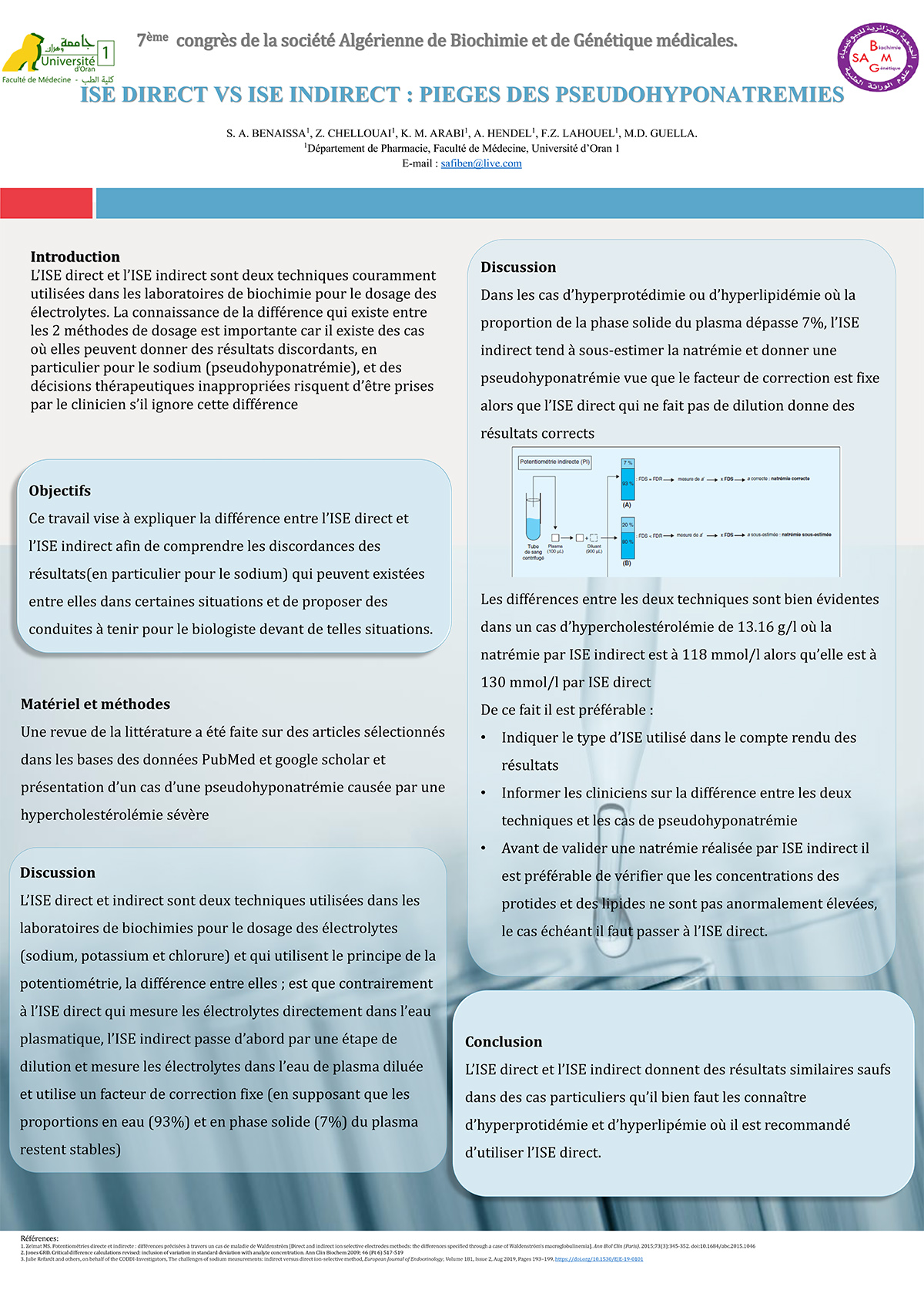 P22 : ISE DIRECT VS ISE INDIRECT: PIEGES DES PSEUDOHYPONATREMIES