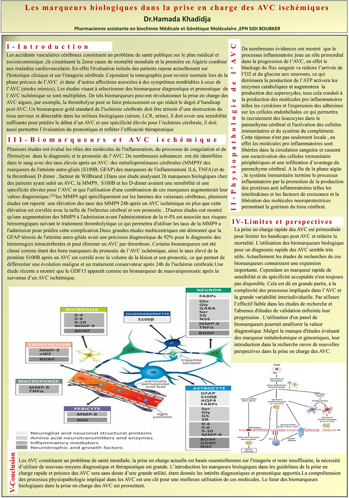 P152 : Les marqueurs biologiques dans la prise en charge des AVC ischémiques